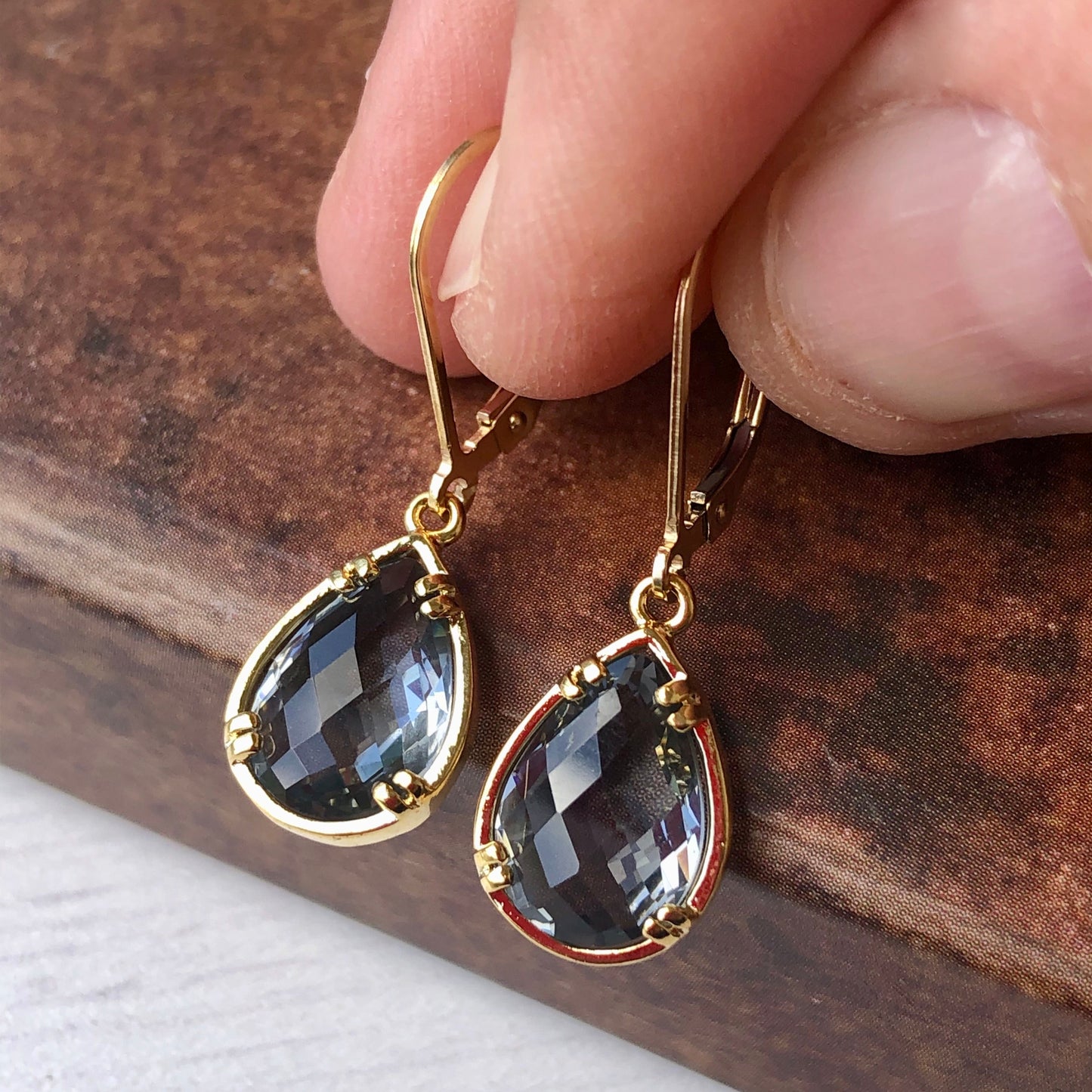 Mystic Topaz Teardrop Earrings