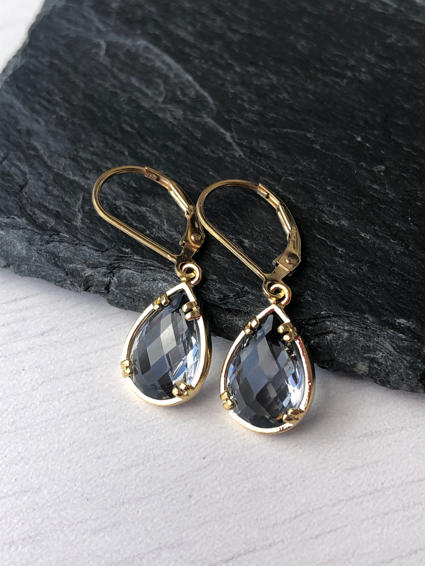 Mystic Topaz Teardrop Earrings