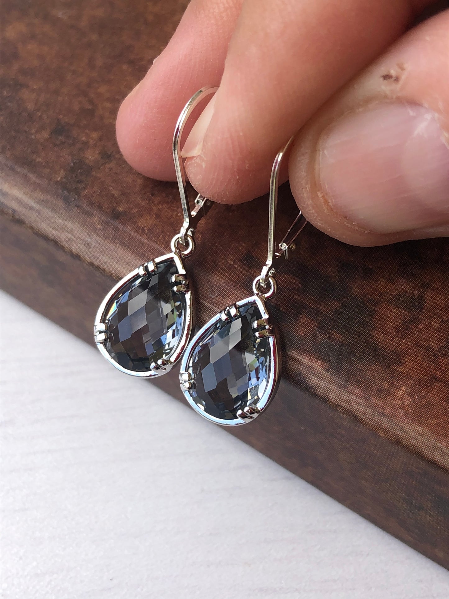 Mystic Topaz Teardrop Earrings