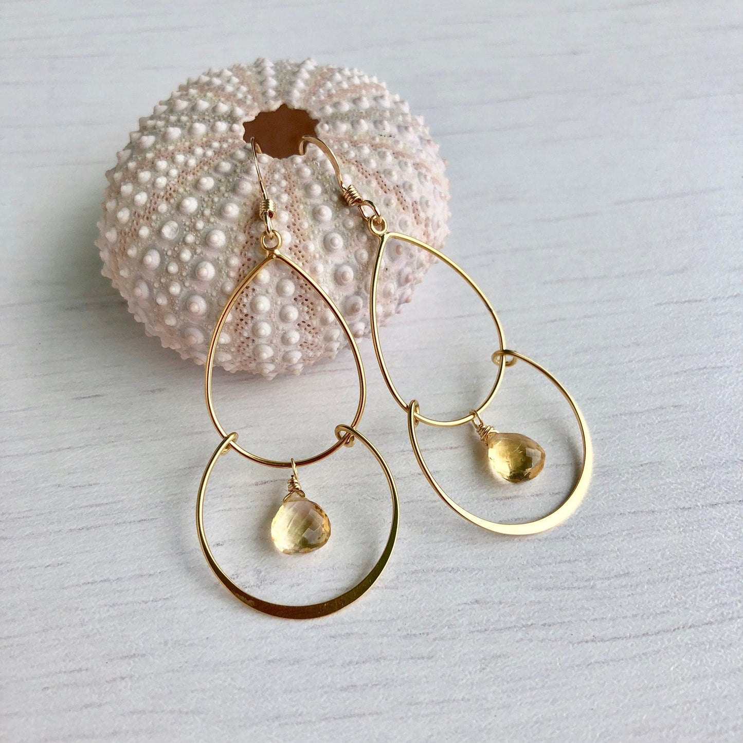 Citrine Boho Earrings