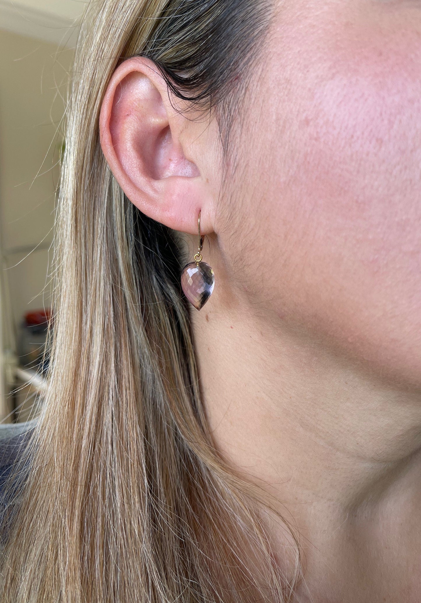 Ametrine Icicle Teardrop Earrings