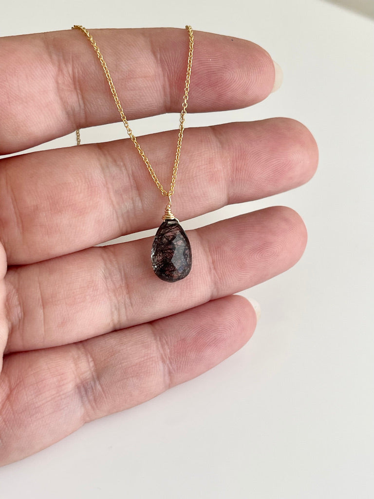 Rutilated Quartz Necklace