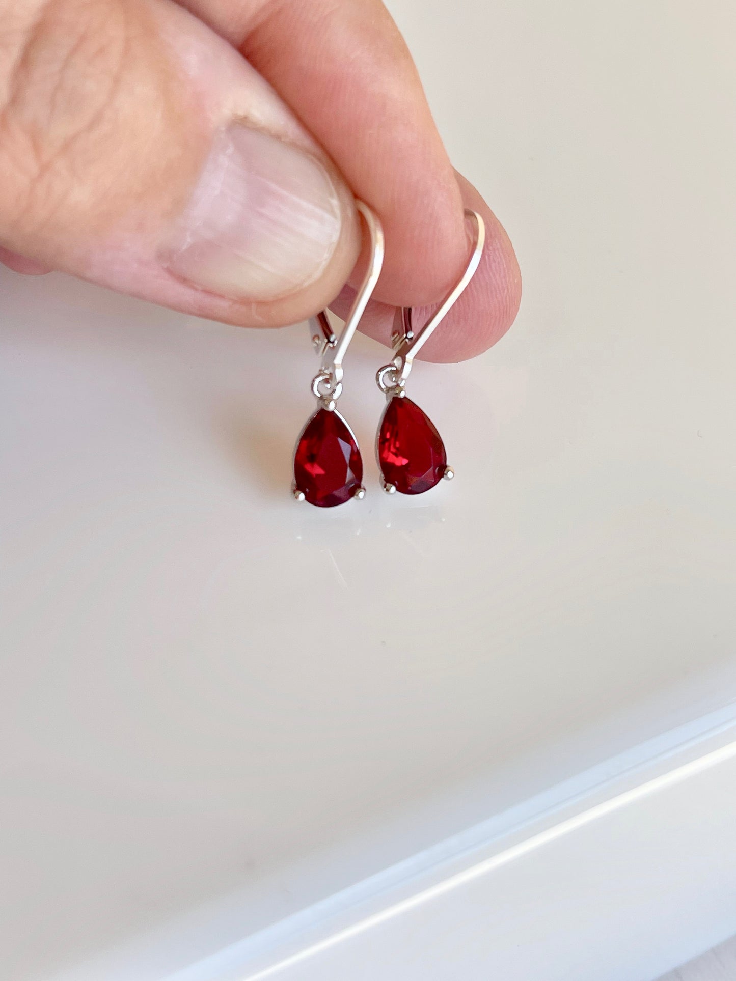 Garnet Earrings