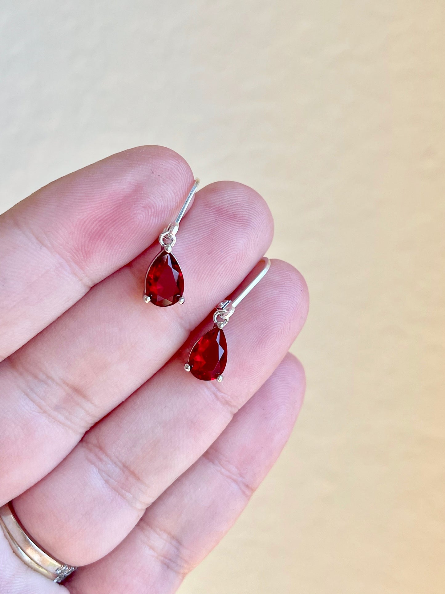 Garnet Earrings