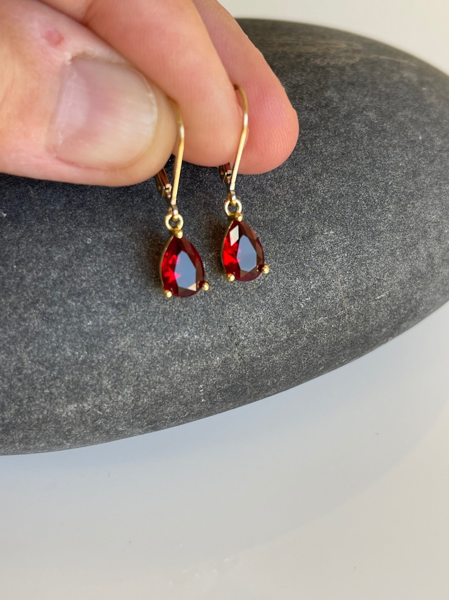 Garnet Earrings