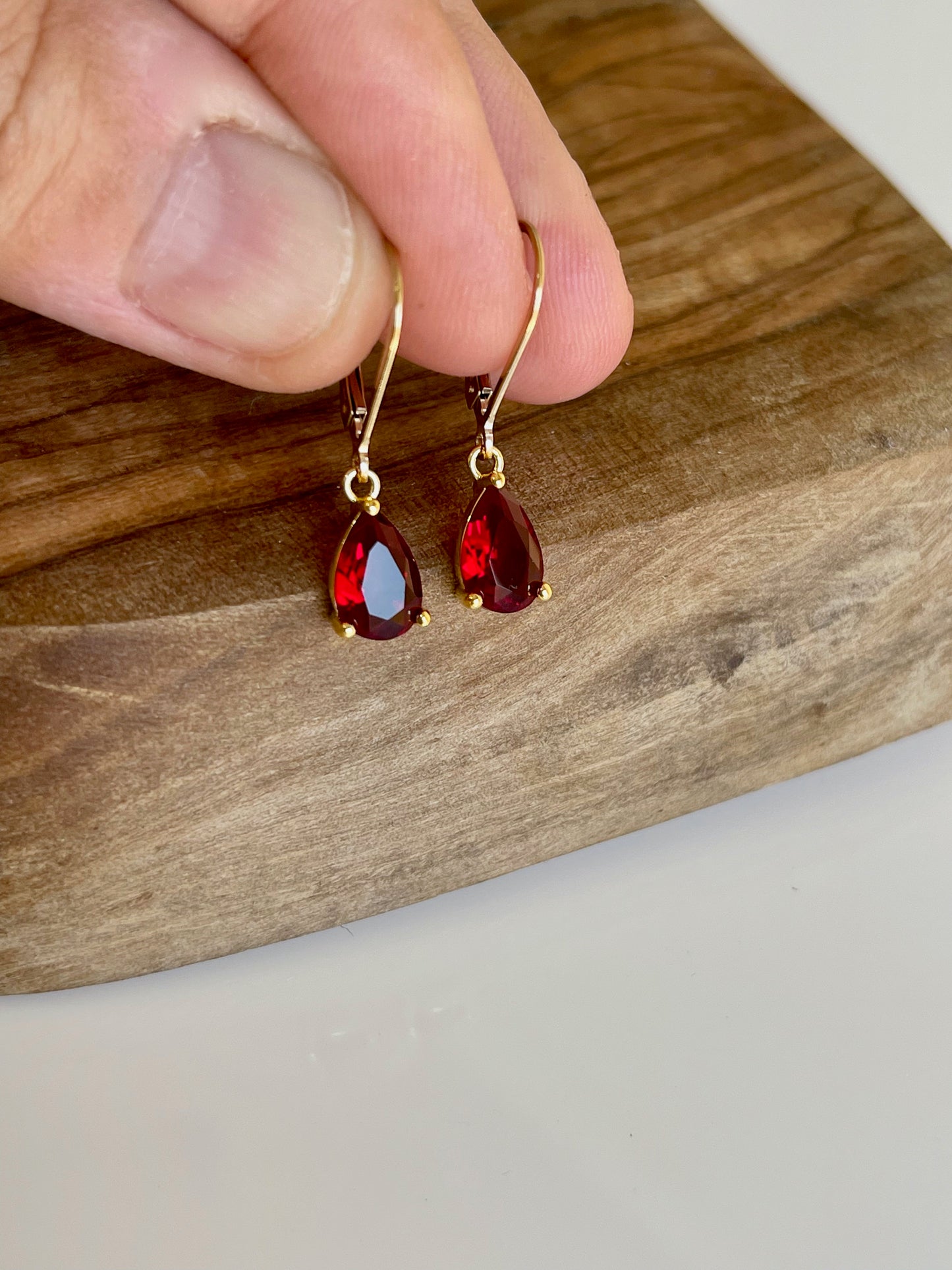 Garnet Earrings