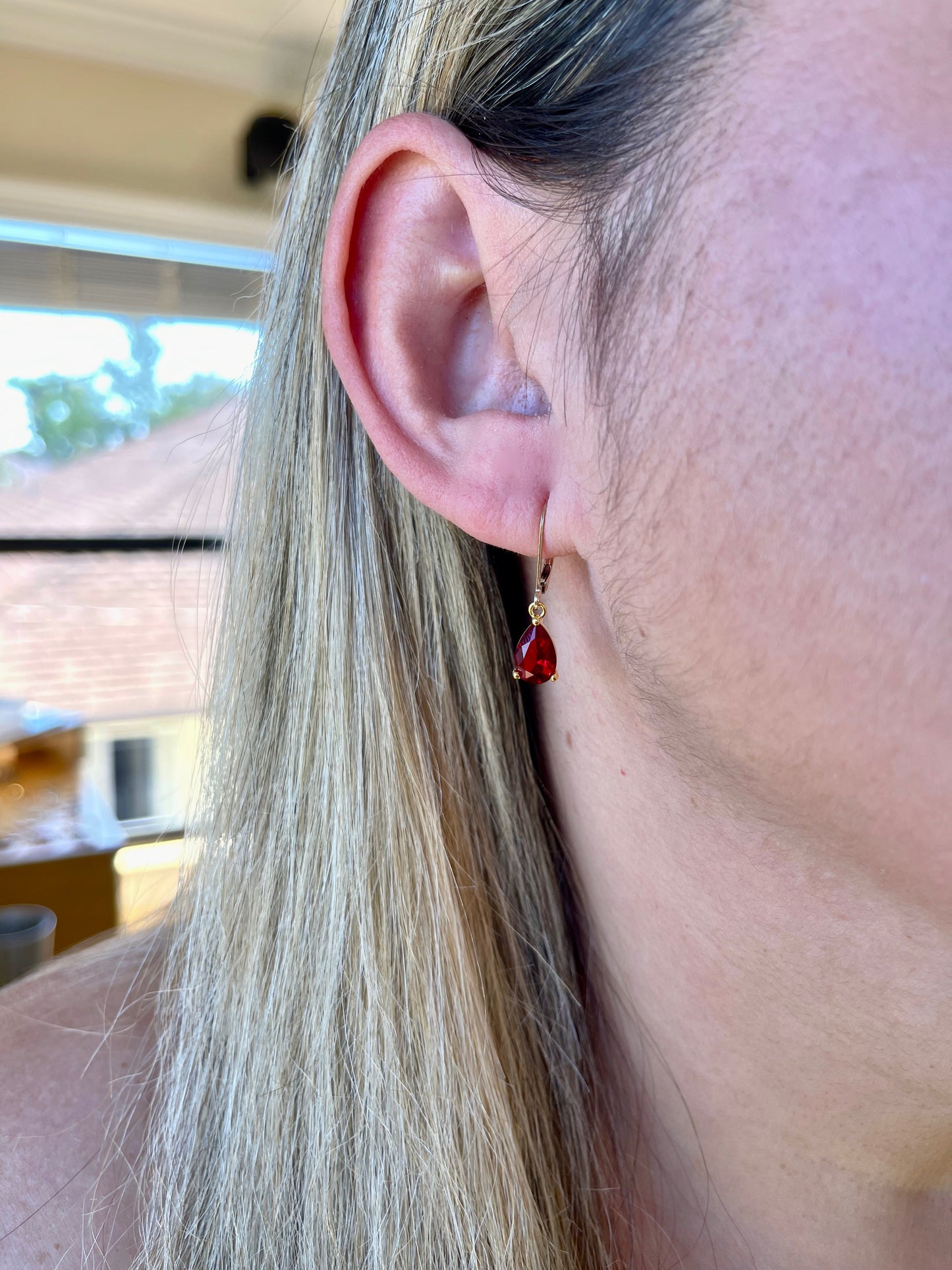 Garnet Earrings