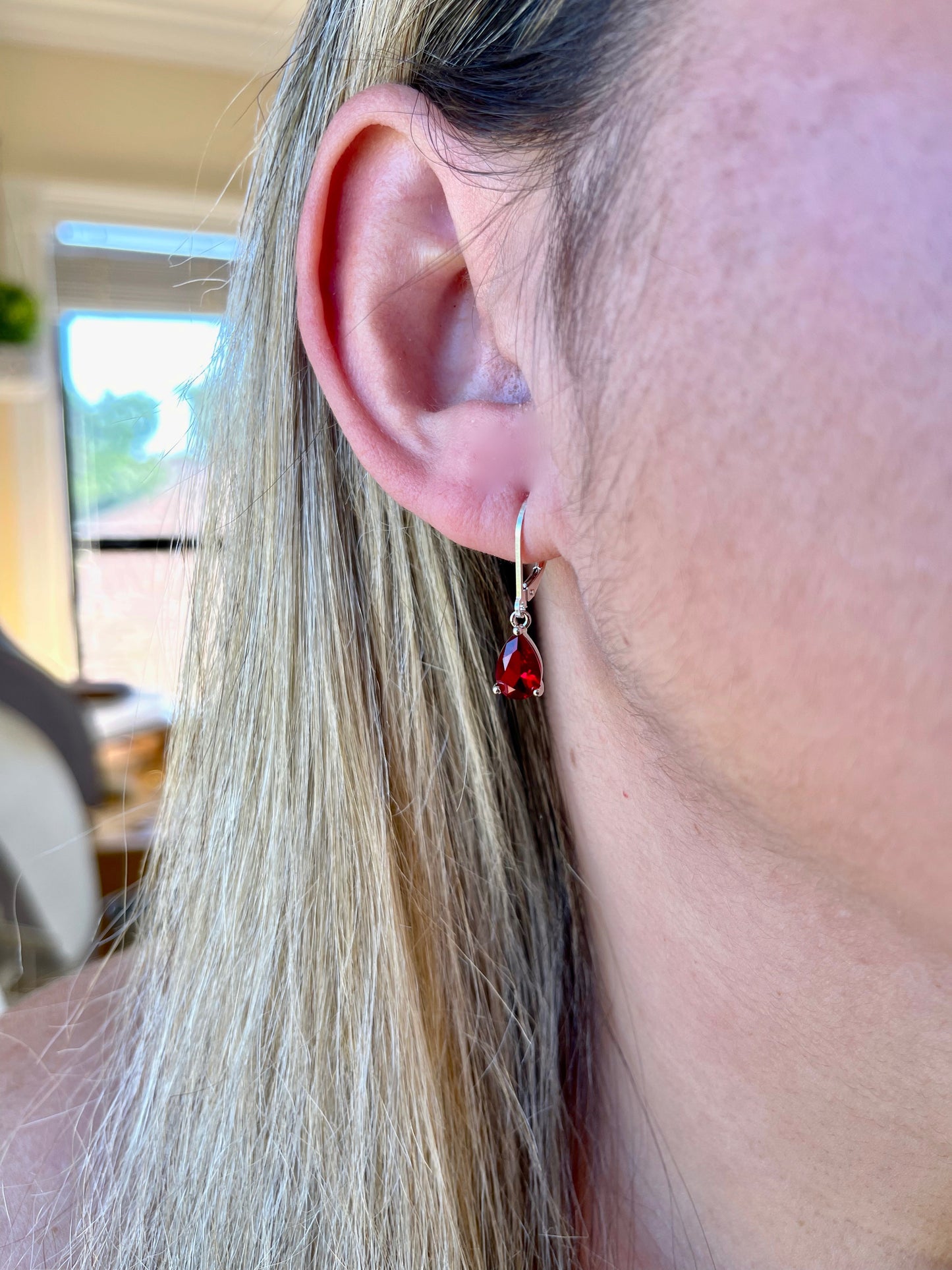 Garnet Earrings