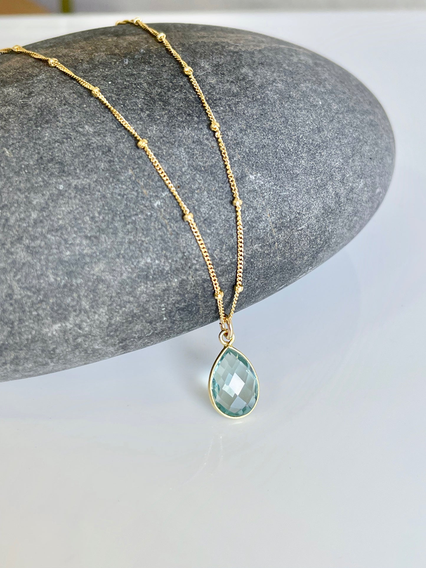 Green Amethyst Necklace