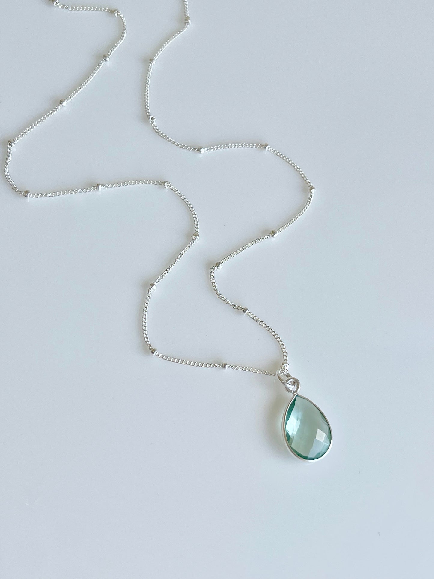 Green Amethyst Necklace