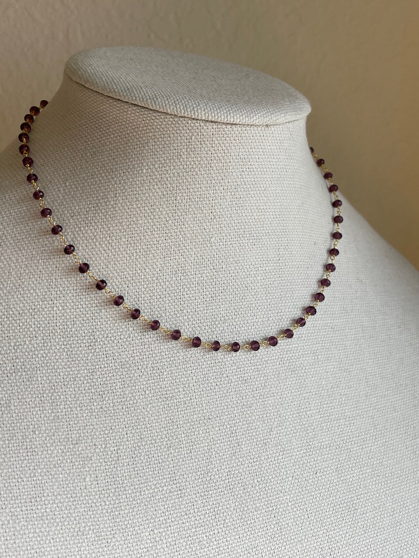 Amethyst Beaded Chocker