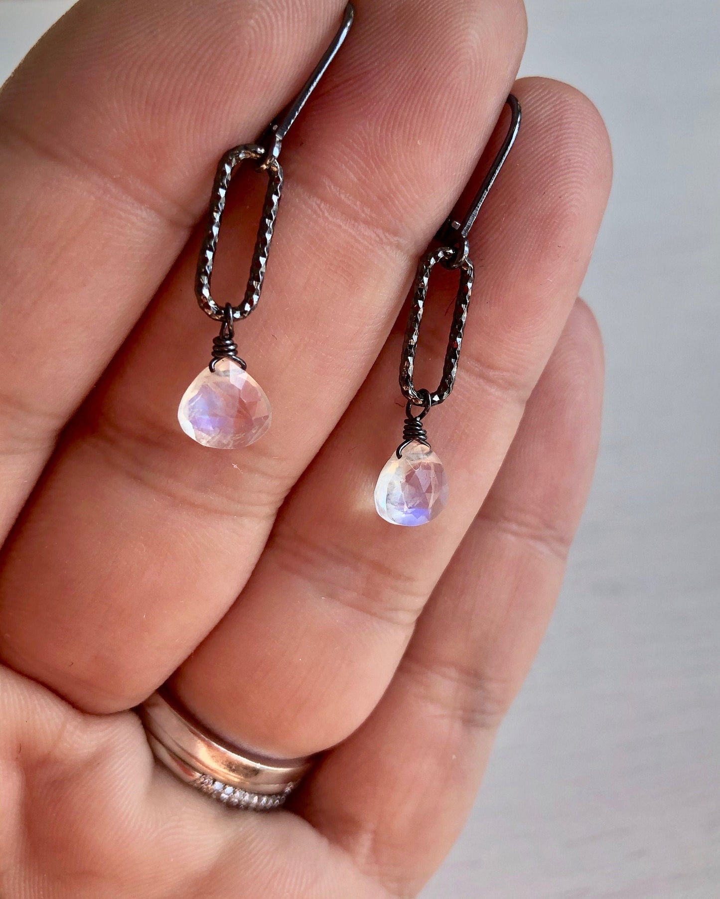 Small Moonstone Teardrop