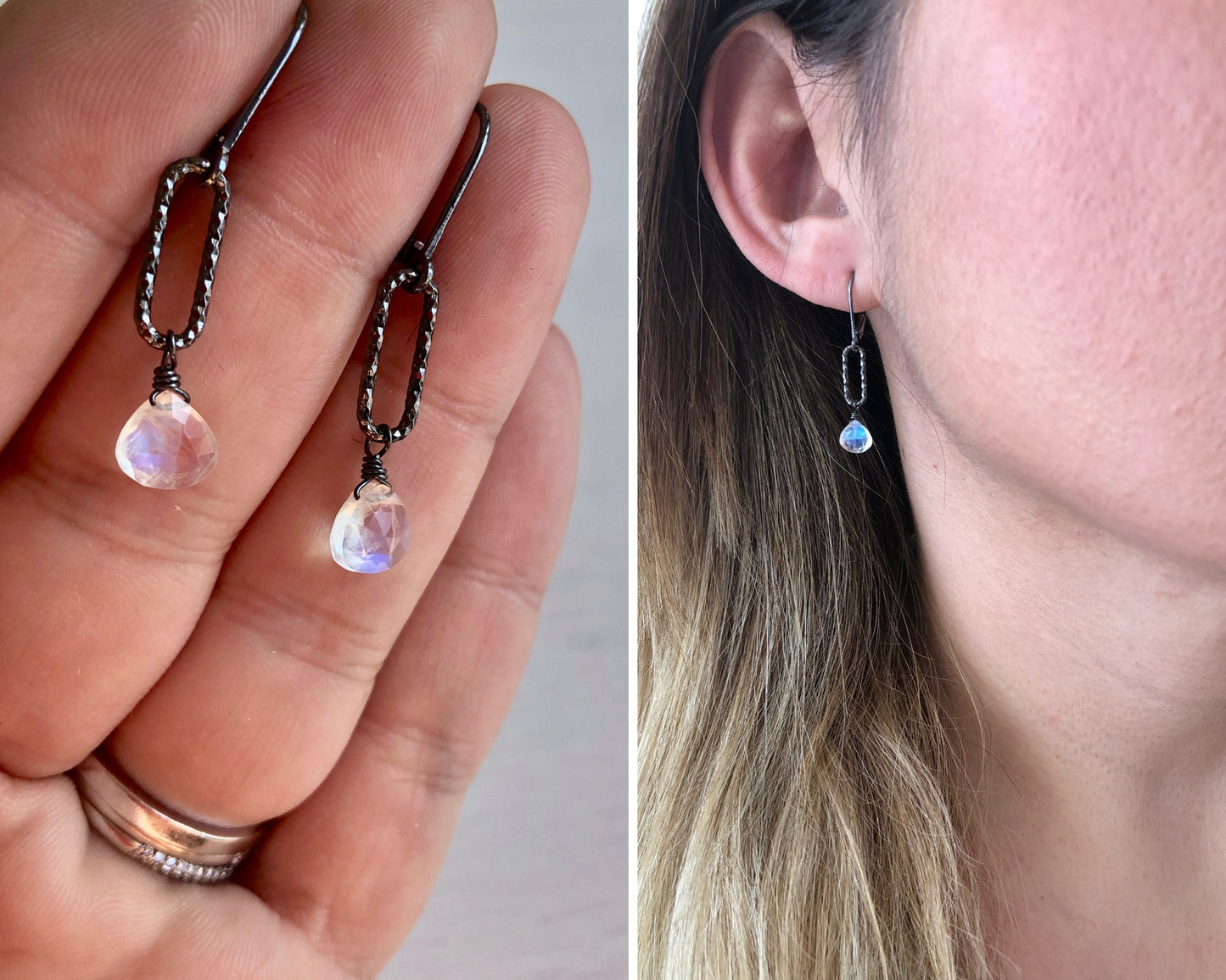 Small Moonstone Teardrop