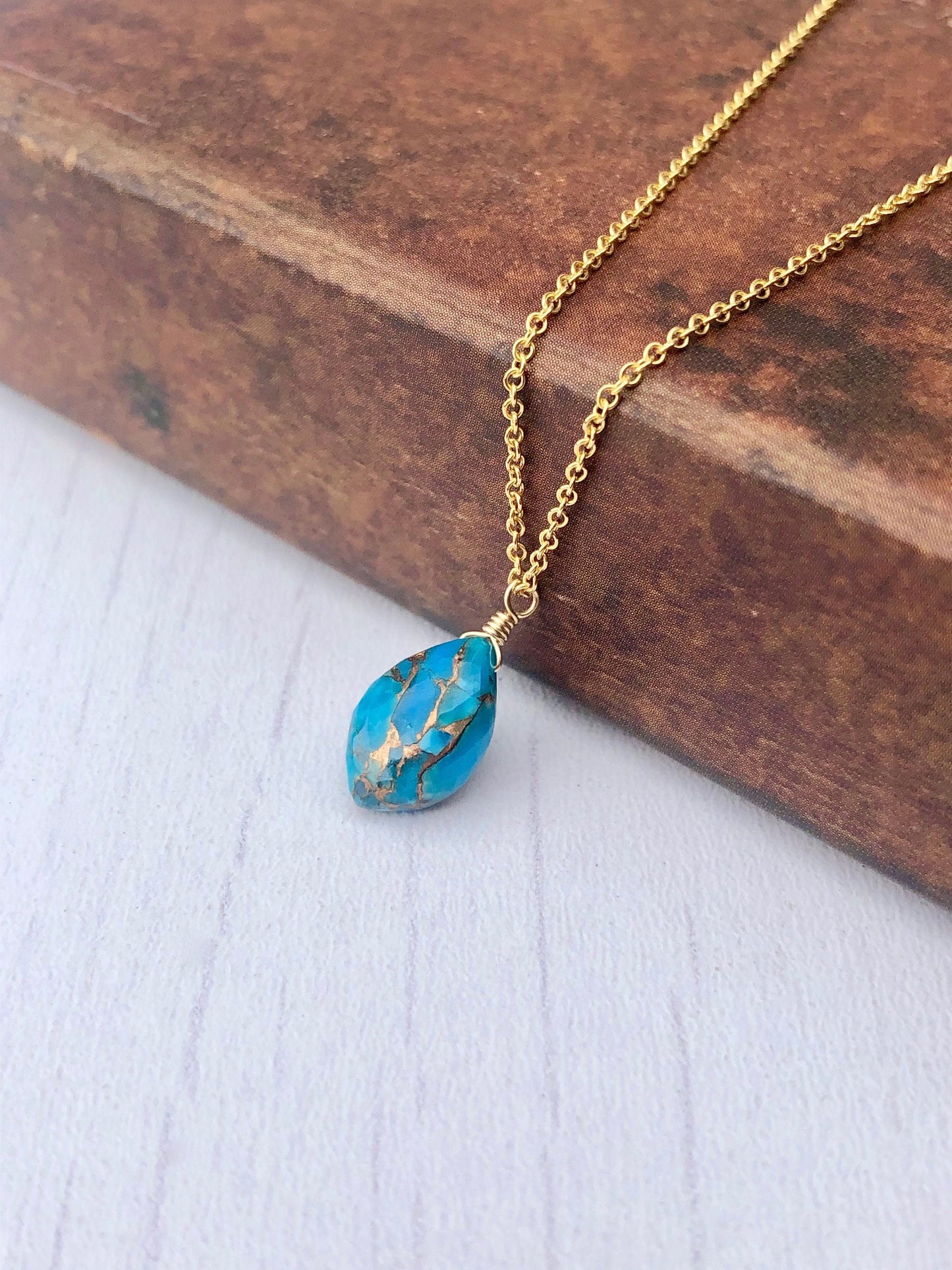 Copper Turquoise Pendant