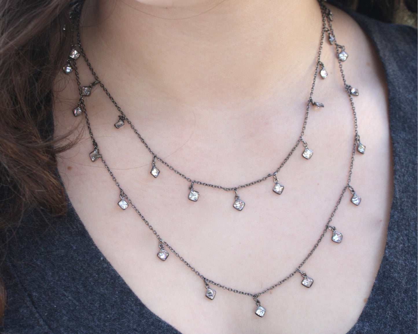 Crystal Layering Necklace