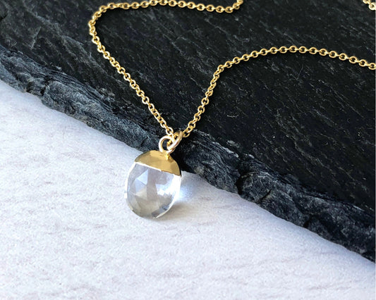 Minimalist Oval Pendant