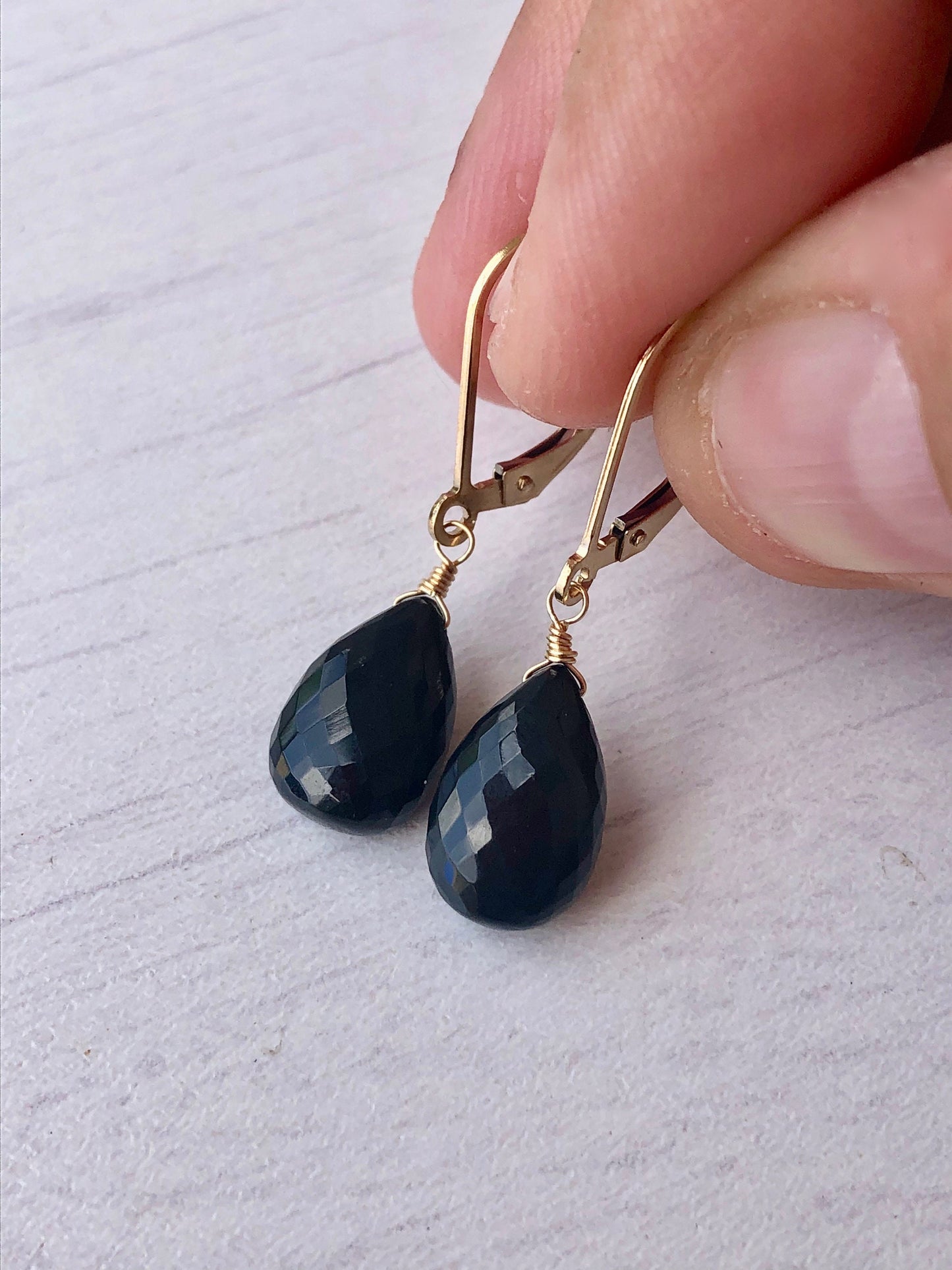 Black Onyx Earrings