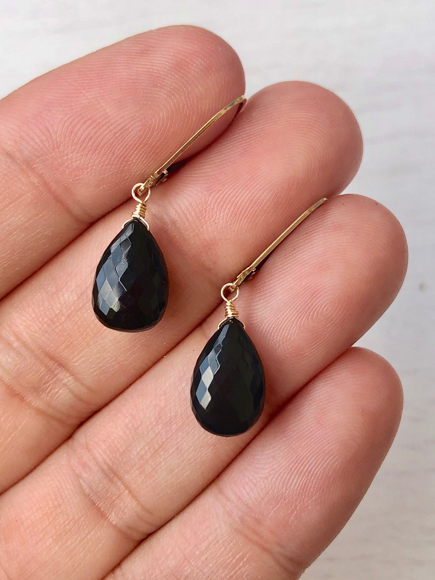 Black Onyx Earrings