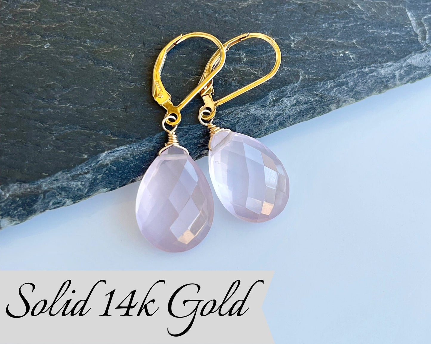 Rose Quartz Earrings