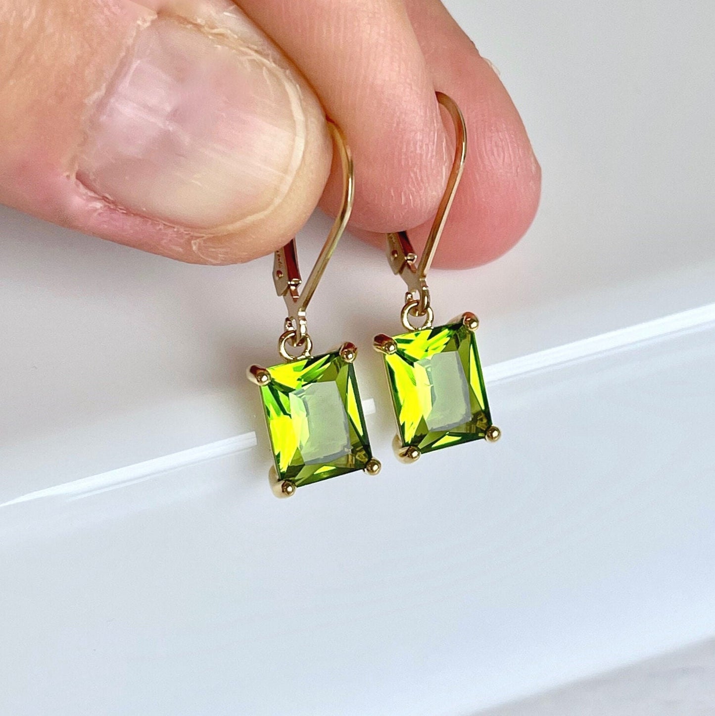 Peridot Earrings