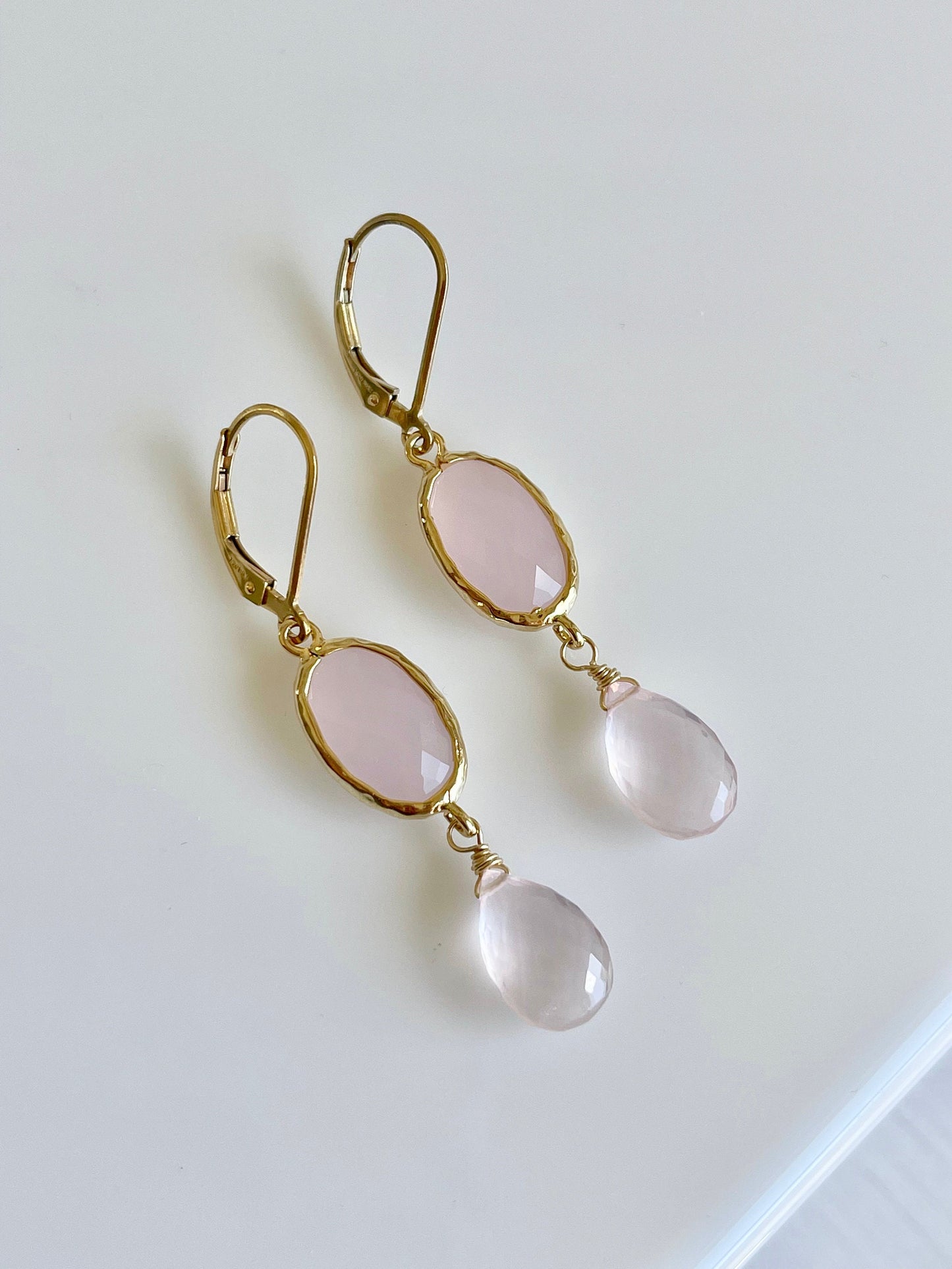 Pink Statement Earrings