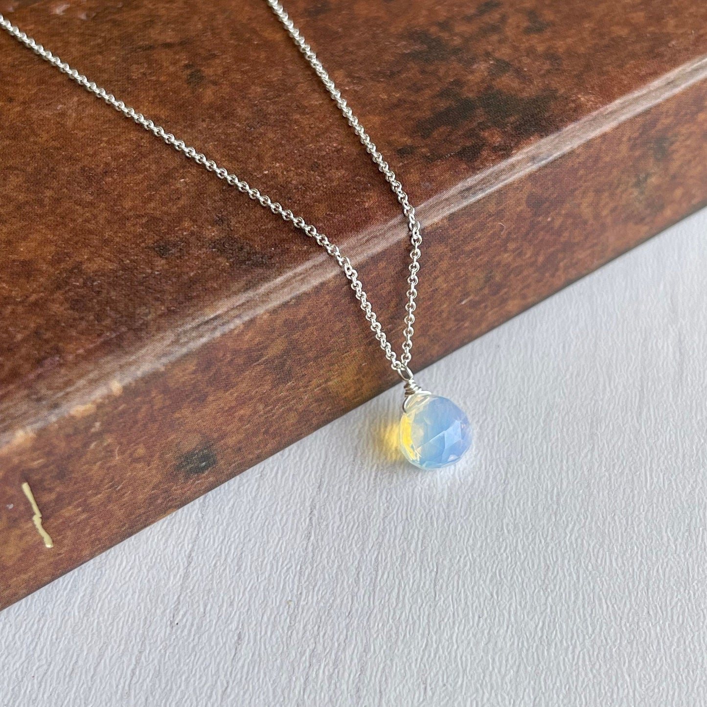 Opal Teardrop Pendant